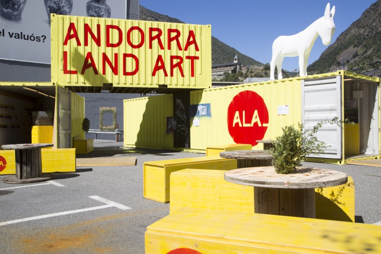 'Punt Informació Biennal Andorra Land Art', de Jordi Solé a Consell de les Nacions (Escaldes - Engordany)